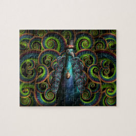 Steampunk - Mooi als een pauw Legpuzzel