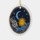 Steampunk Moon & Sun Ornament (Rechts)