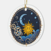 Steampunk Moon & Sun Ornament (Links)