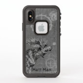 Steampunk Moose Gears Clock Works iPhone Case (Achterkant)