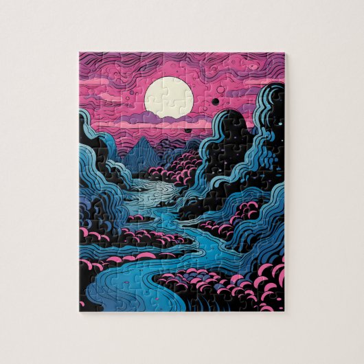 Steampunk Mountain Legpuzzel (Verticaal)