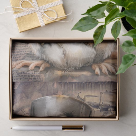 Steampunk Mouse Tissuepapier (Geschenk)