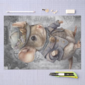 Steampunk Mouse Tissuepapier (Craft)