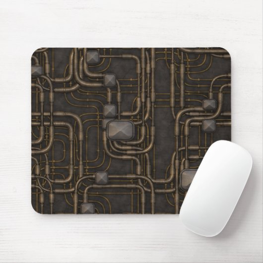Steampunk Mousepad Muismat (Met muis)