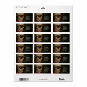 Steampunk Mozart Etiket (Full Sheet)