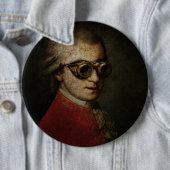 Steampunk Mozart Ronde Button 6,0 Cm (In situ)