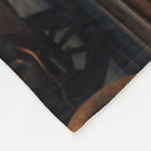 Steampunk Muis en Trein Fleece Deken (Hoek)