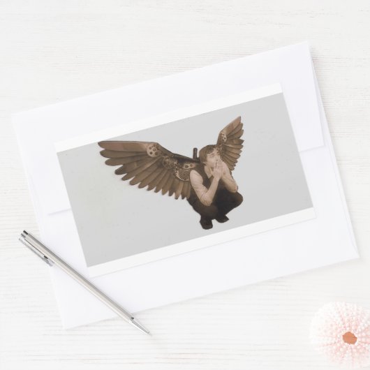 Steampunk Muse sticker (Envelop)