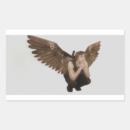 Steampunk Muze sticker (Voorkant)