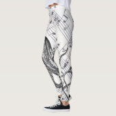steampunk muziek nautische zee- octopus leggings (Links)