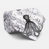 steampunk muziek nautische zee- octopus stropdas (Opgerold)