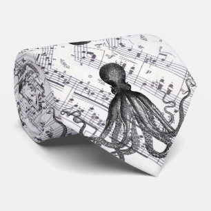 steampunk muziek nautische zee- octopus stropdas