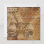 Steampunk nautische verrekijker Scrapbook Briefpap Notitiekaartje (Voorkant)