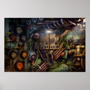 Steampunk - Naval - Comm station Poster