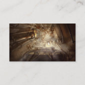 Steampunk - Naval - De noodluik Visitekaartje (Achterkant)