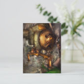 Steampunk - Naval - Sluit de klep af Briefkaart (Staand voorkant)