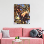 Steampunk Navigator Wrapped Canvas Afdruk (Insitu (Woonkamer))