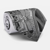 Steampunk Necktie Stropdas (Opgerold)