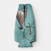 Steampunk Noodlijdende Vlinder  Flesjeskoeler (Achterkant)