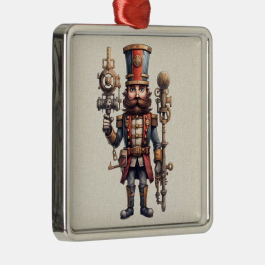 Steampunk Notenkraker Kerst Ornament (Rechts)