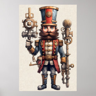 Steampunk Notenkraker Poster