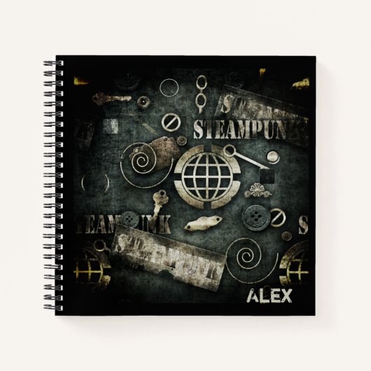 Steampunk Notitieboek (Voorkant)