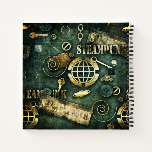 Steampunk Notitieboek (Achterkant)