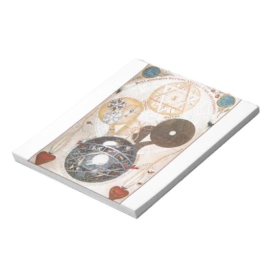 Steampunk Occult Star van David Notitieblok (Linkerzijde)