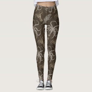 steampunk octopi leggings