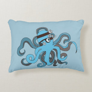 Steampunk Octopus Accent Kussen