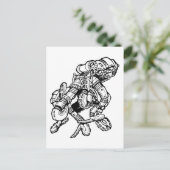 Steampunk Octopus Briefkaart (Staand voorkant)