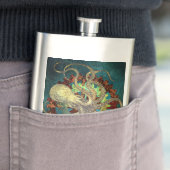 Steampunk Octopus & Clockwork Classic Flask Flacon (Voorbeeld)