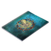 Steampunk Octopus & Clockwork Gears Notitieboek (Linkerzijde)