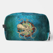 Steampunk Octopus & Clockwork Gears Toilettasje (Voorkant)