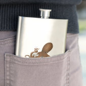 Steampunk Octopus Holding Flask Science Chemistry Flacon (Voorbeeld)