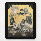 Steampunk Octopus Mousepad Muismat (Voorkant)