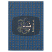 Steampunk octopus over anker tafelkleed (Voorkant)