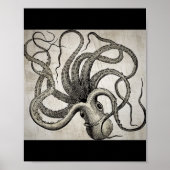 Steampunk Octopus Poster (Voorkant)