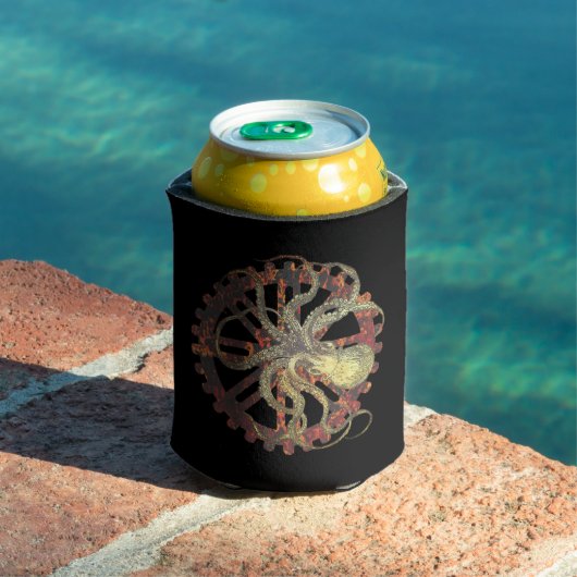 Steampunk Octopus & Rusty Clockwork Cooler (Insitu Zwembad)