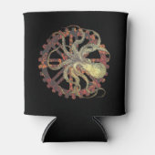 Steampunk Octopus & Rusty Clockwork Cooler (Voorkant)
