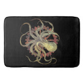 Steampunk Octopus & Rusty Clockwork Gear Badmat (Voorkant)