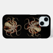 Steampunk Octopus & Rusty Clockwork Gear Case-Mate iPhone Case (Achterkant (horizontaal))