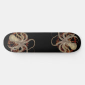 Steampunk Octopus & Rusty Clockwork Gear Persoonlijk Skateboard (Horizontaal)