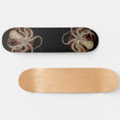 Steampunk Octopus & Rusty Clockwork Gear Persoonlijk Skateboard (Horizontaal)