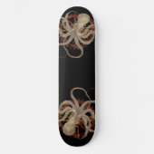 Steampunk Octopus & Rusty Clockwork Gear Persoonlijk Skateboard (Voorkant)