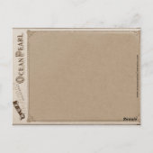 Steampunk Octopus Seacraft Briefkaart (Achterkant)