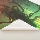 Steampunk Octopus Sherpa Deken (3/4)