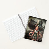Steampunk Octopus Spiral Notitieboek (Binnen)