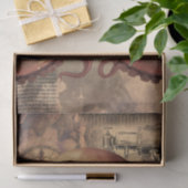 Steampunk Octopus Tissuepapier (Geschenk)