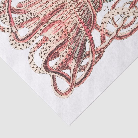 Steampunk Octopus Tissuepapier (Detail)